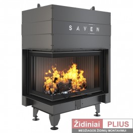 Židinio įdėklas Saven Energy Up 75х50х47L BLAC (15,1 kW) ECO